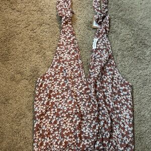 Vestique Brown Floral Women's Blouse